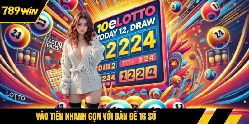 Vào tiền nhanh gọn với dàn đề 16 số