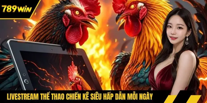 Livestream thể thao chiến kê siêu hấp dẫn mỗi ngày